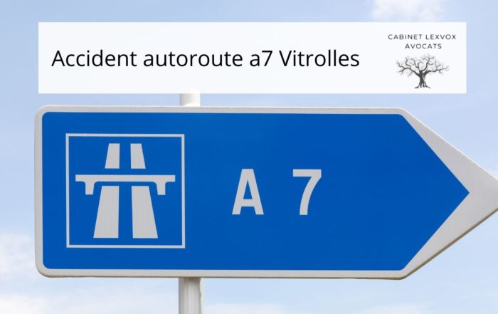 Accident autoroute a7 vitrolles