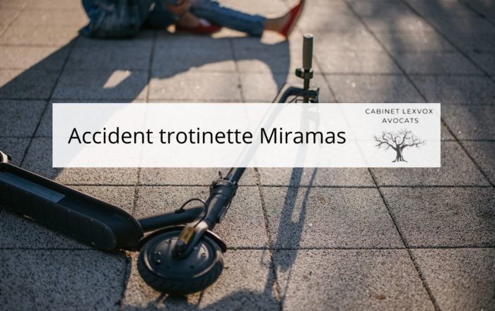 Accident trotinette Miramas