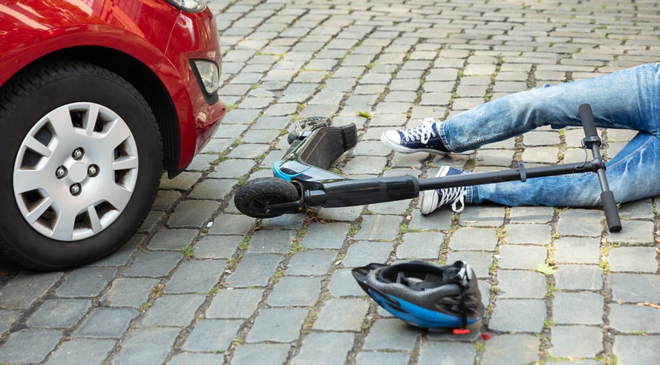 Accident de trottinette a Miramas