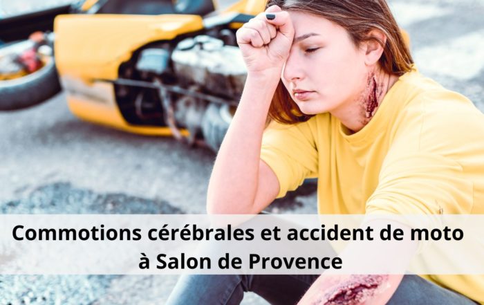 Commotions cerebrales et accident de moto