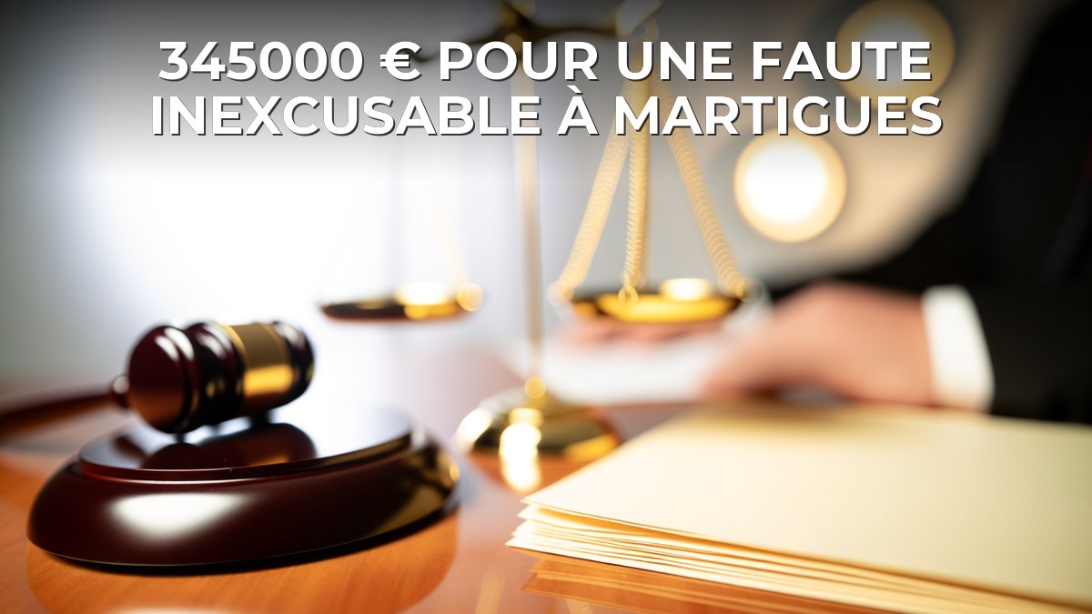345000 € pour une faute inexcusable à MARTIGUES