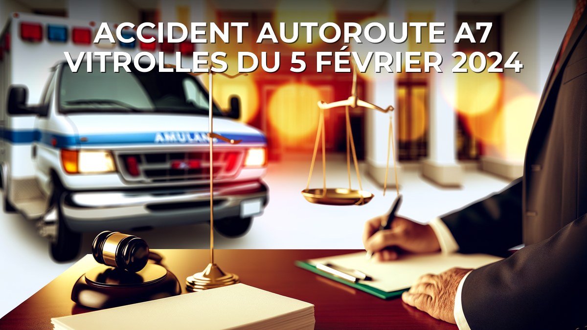 Accident autoroute a7 Vitrolles​ du 5 février 2024