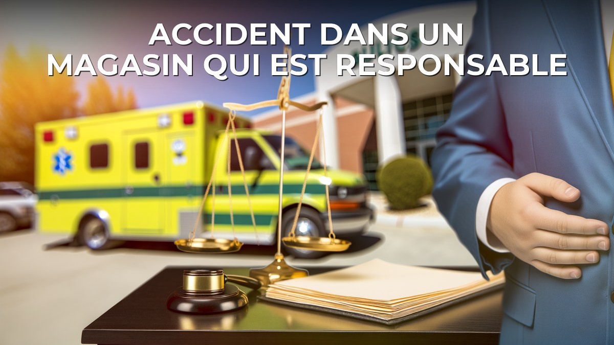 Accident dans un magasin qui est responsable
