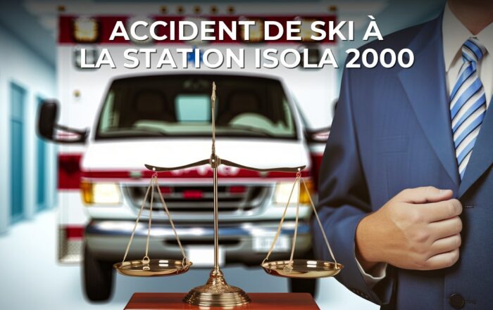 Accident de ski à la station Isola 2000