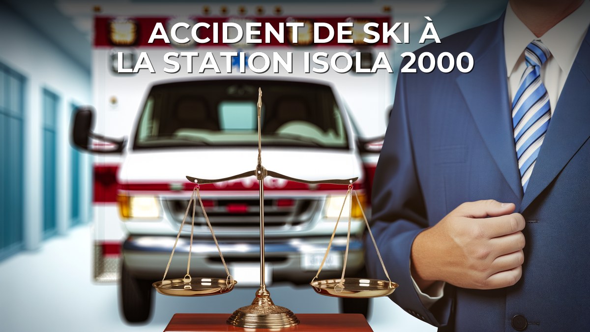 Accident de ski à la station Isola 2000