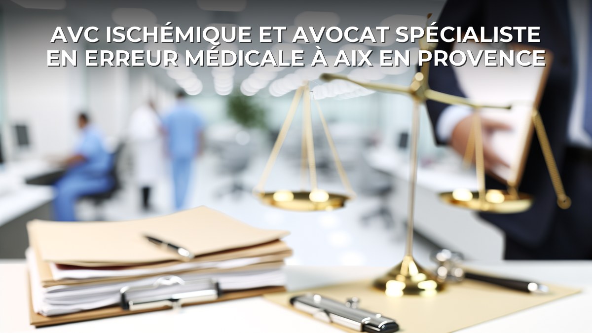 AVC ischémique et avocat spécialiste en erreur médicale à Aix en Provence