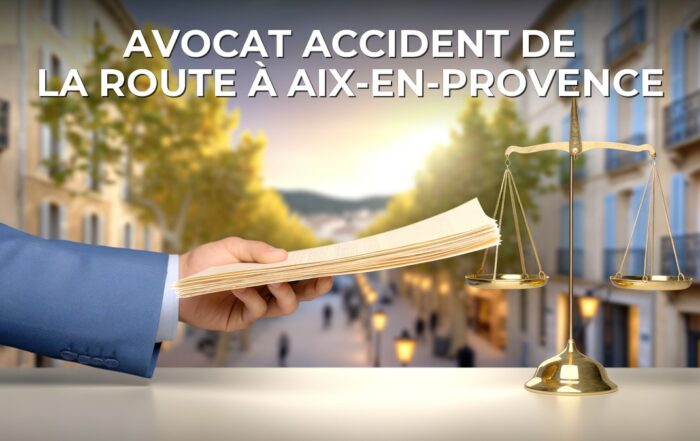 Avocat accident de la route à Aix-en-Provence