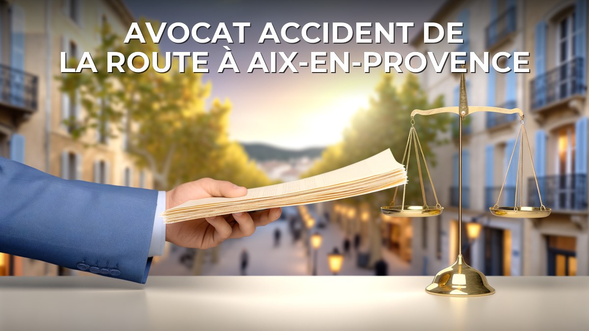 Avocat accident de la route à Aix-en-Provence