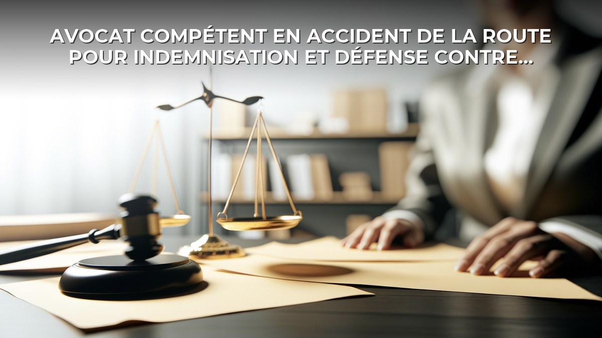 Avocat compétent en accident de la route pour indemnisation et défense contre l’assurance Alès