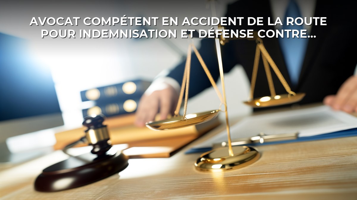 Avocat compétent en accident de la route pour indemnisation et défense contre l’assurance Arles