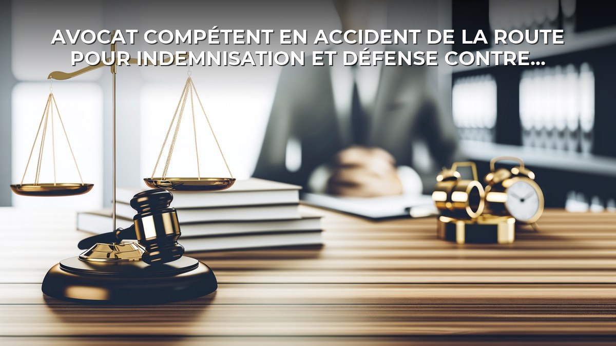 Avocat compétent en accident de la route pour indemnisation et défense contre l’assurance Marignane