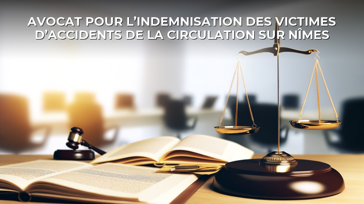 Avocat pour l’indemnisation des victimes d’accidents de la circulation sur Nîmes