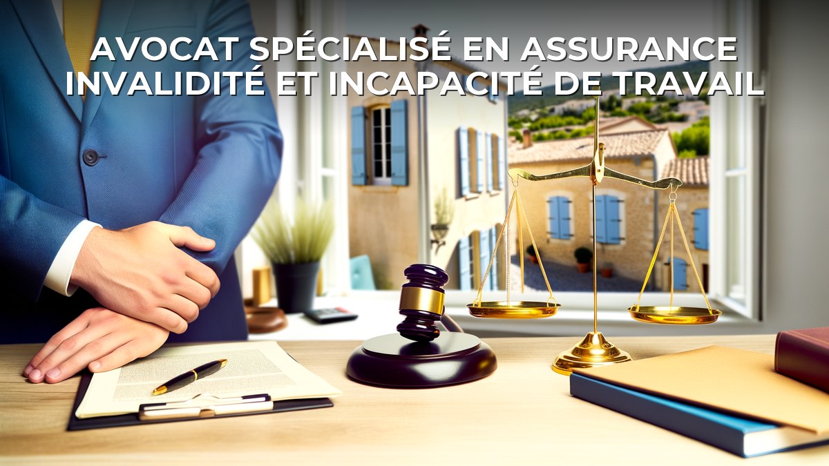 Avocat spécialisé en assurance invalidité et incapacité de travail