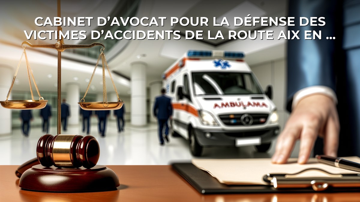 Cabinet d’avocat pour la défense des victimes d’accidents de la route Aix en Provence