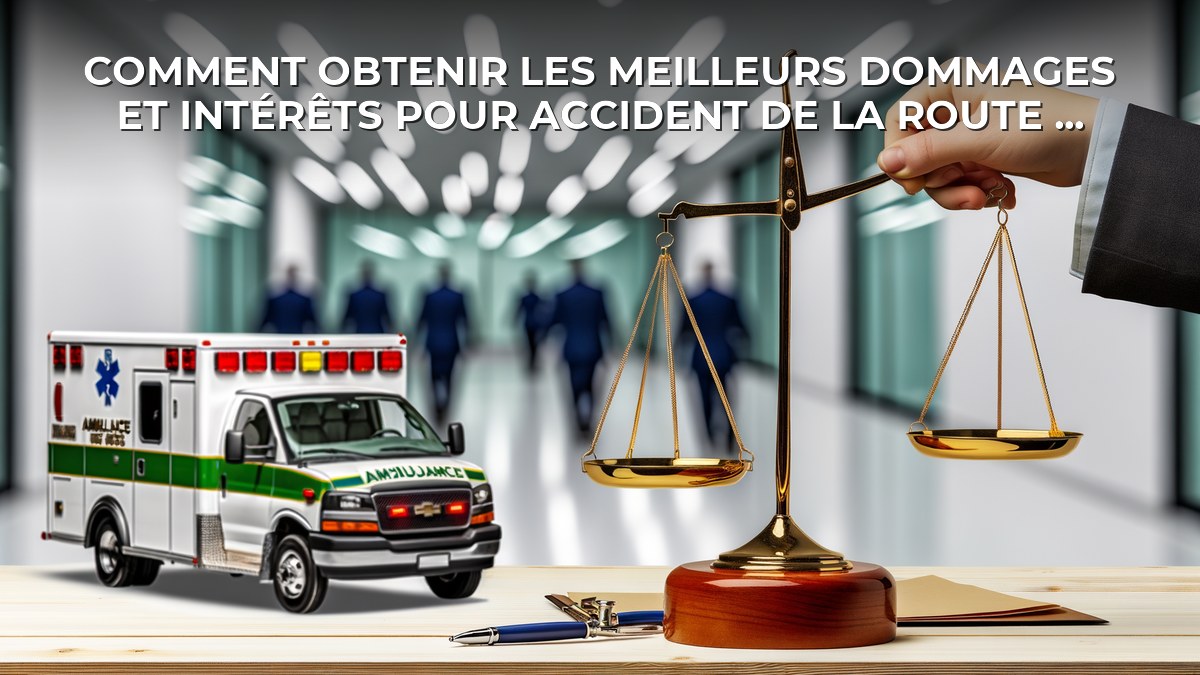 Comment obtenir les meilleurs dommages et intérêts pour accident de la route Marignane