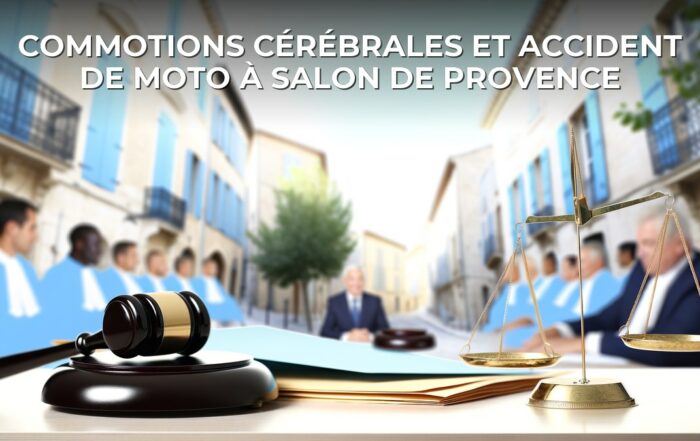 Commotions cérébrales et accident de moto à Salon de Provence