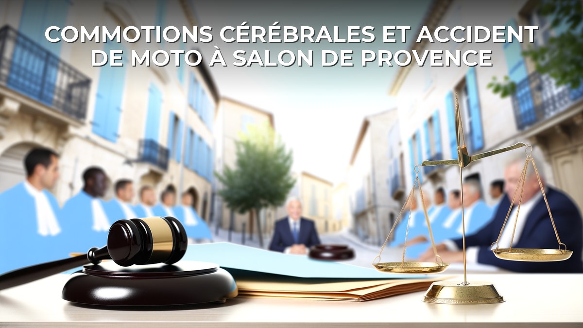Commotions cérébrales et accident de moto à Salon de Provence