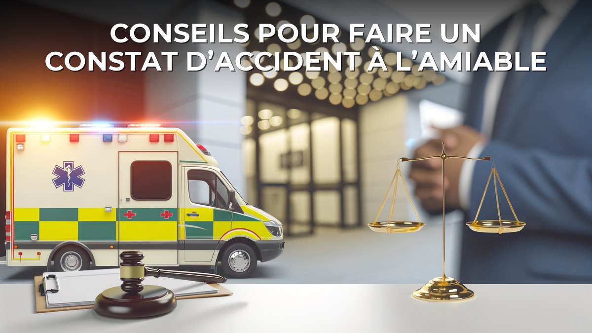 Conseils pour faire un constat d’accident à l’amiable