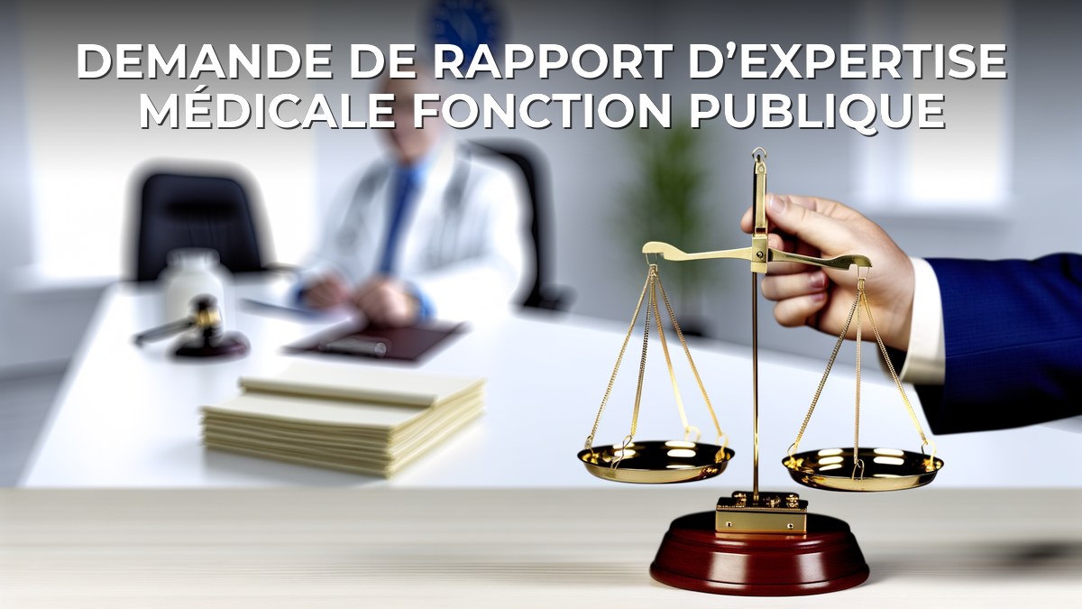 Demande de rapport d’expertise médicale fonction publique