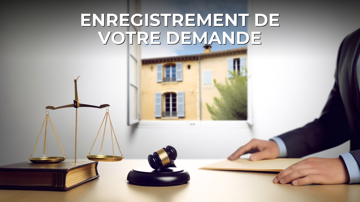 Enregistrement de votre demande