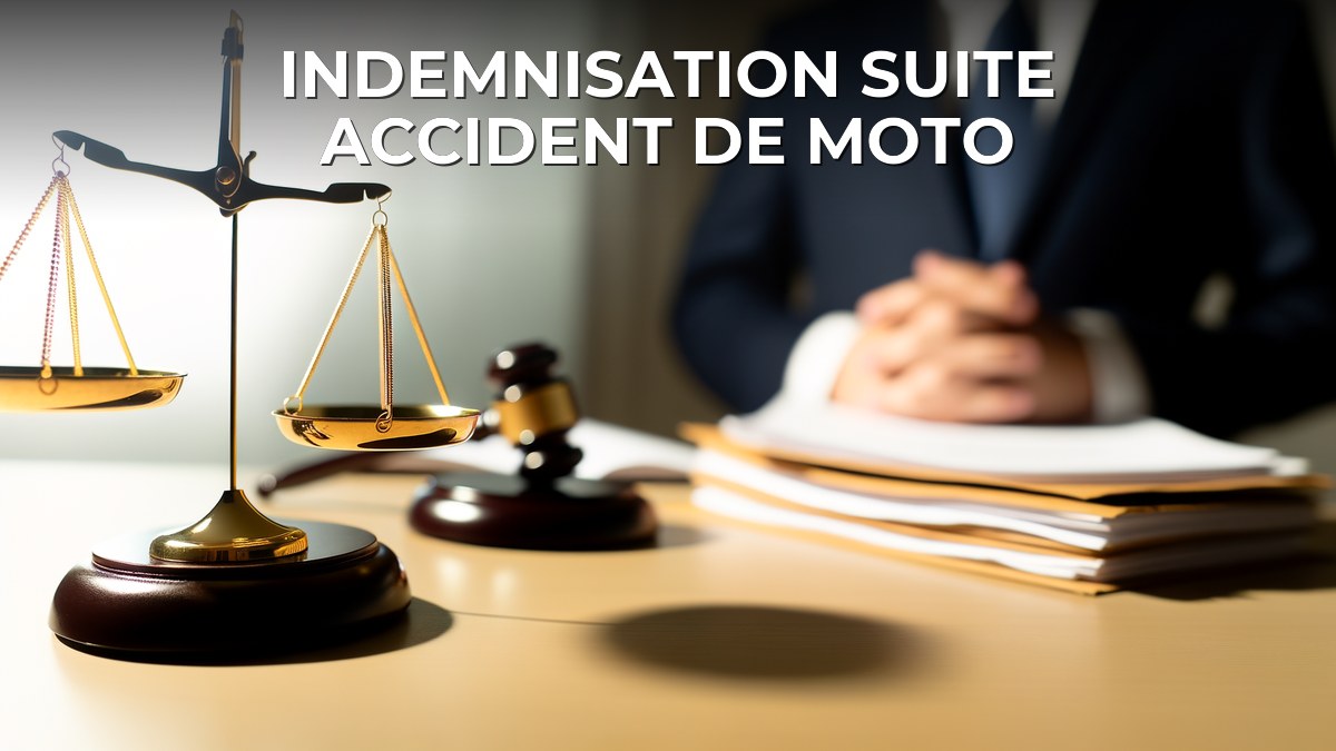 Indemnisation suite accident de moto