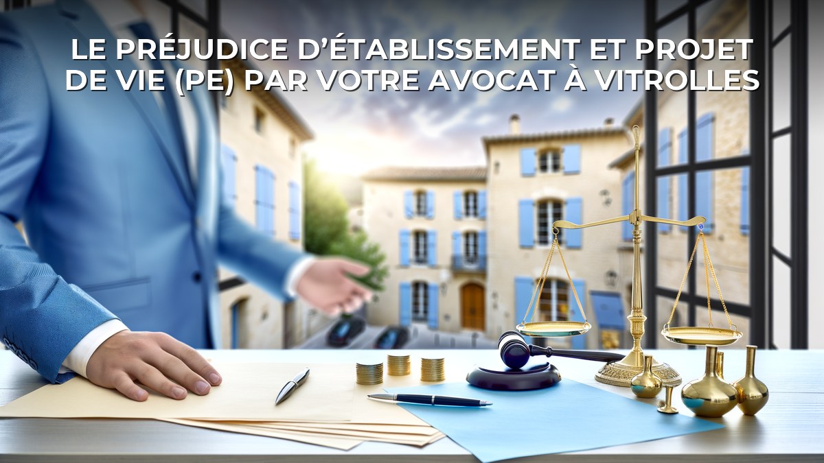 Le préjudice d’établissement et projet de vie (PE) par votre avocat à Vitrolles