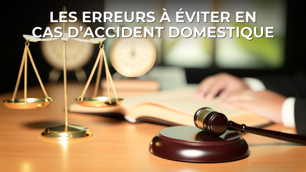 Les erreurs à éviter en cas d’accident domestique