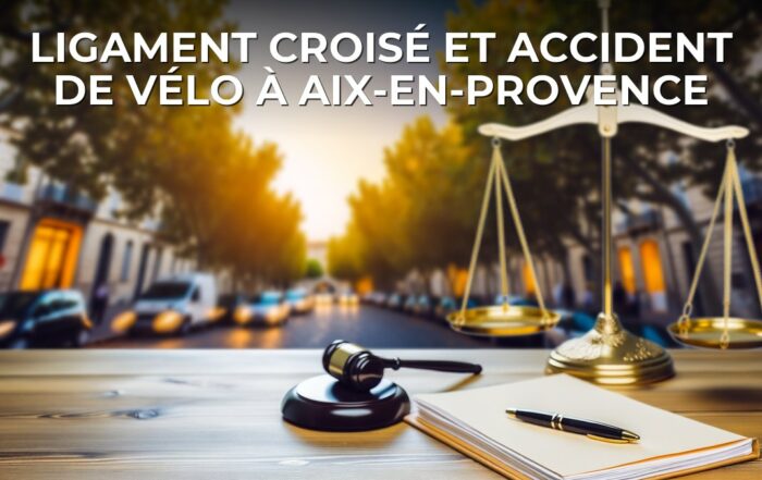 Ligament croisé et accident de vélo à Aix-en-Provence