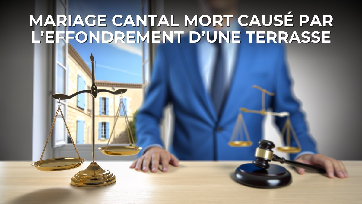 Mariage Cantal mort causé par l’effondrement d’une terrasse
