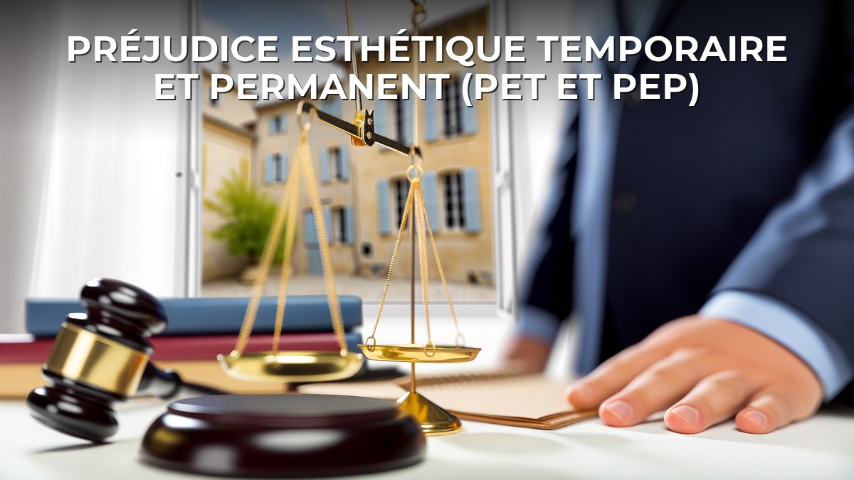Préjudice esthétique temporaire et permanent (PET et PEP)