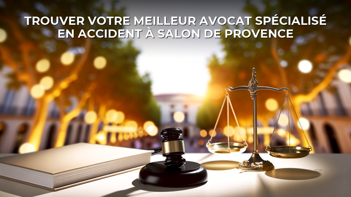 Trouver votre meilleur avocat spécialisé en accident à Salon de provence