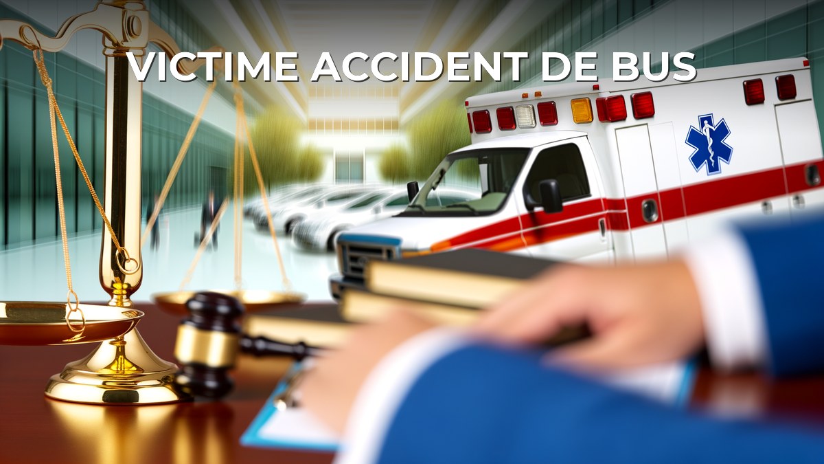 Victime accident de bus