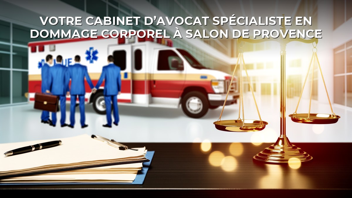 Votre cabinet d’avocat spécialiste en dommage corporel à Salon de Provence