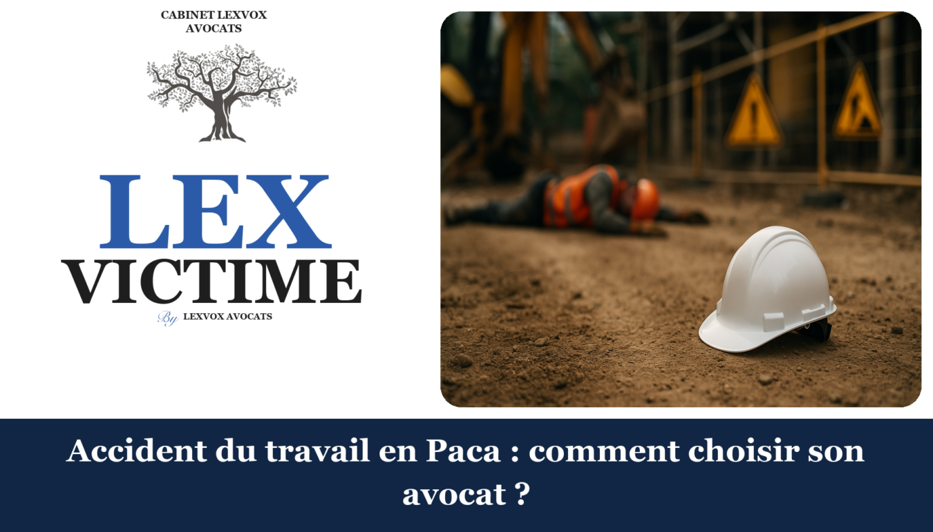 Accident du travail en Paca : comment choisir son avocat ?