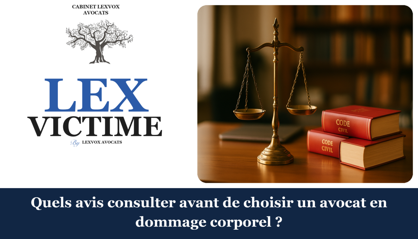 Quels avis consulter avant de choisir un avocat en dommage corporel ?