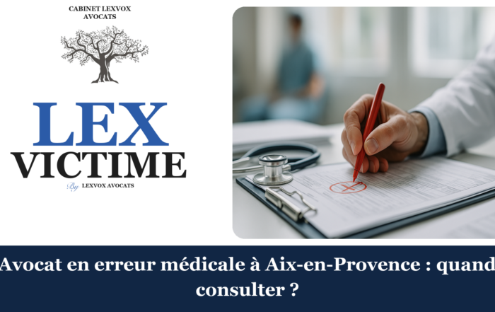 Avocat en erreur médicale à Aix-en-Provence : quand consulter ?