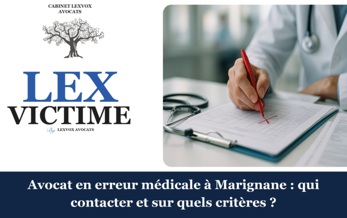 Avocat en erreur médicale à Marignane : qui contacter et sur quels critères ?