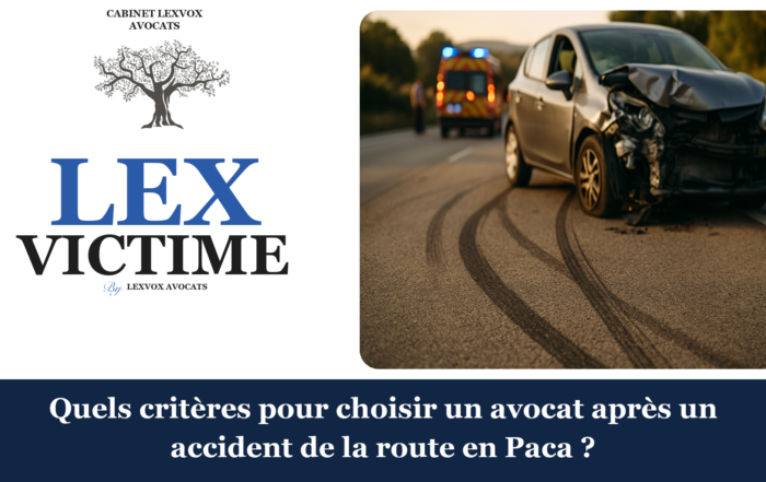 Quels critères pour choisir un avocat après un accident de la route en Paca ?