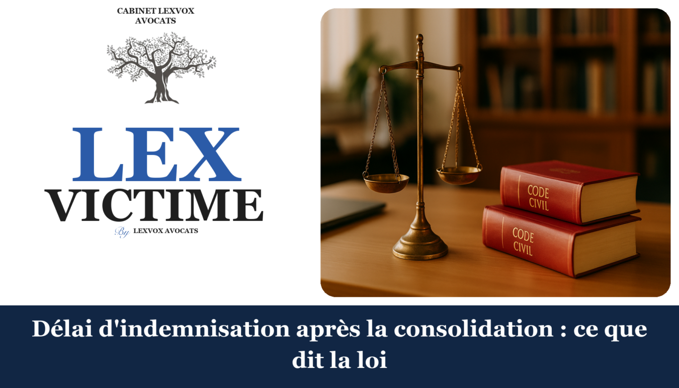 Délai d'indemnisation après la consolidation : ce que dit la loi