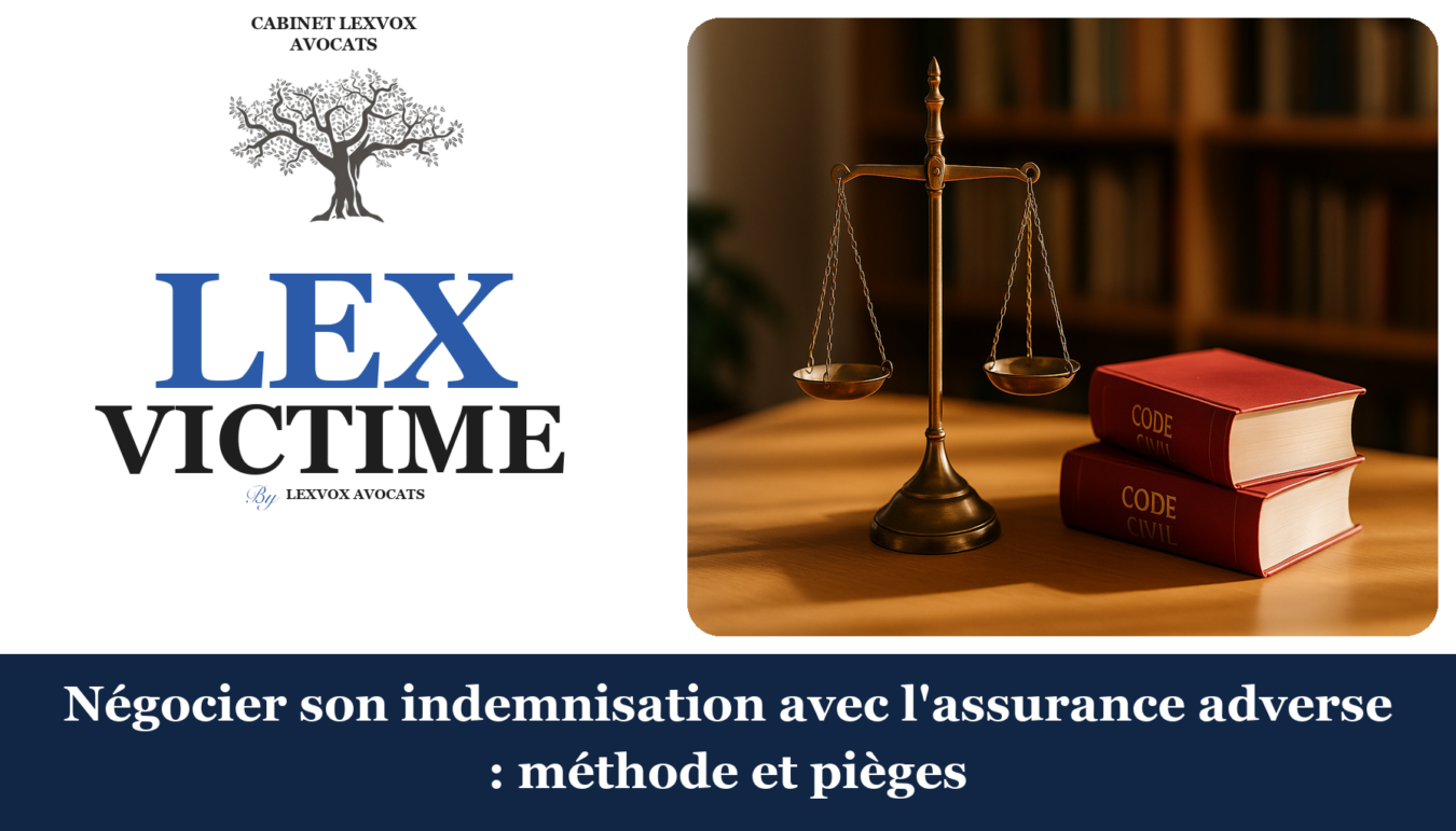 Négocier son indemnisation avec l'assurance adverse : méthode et pièges