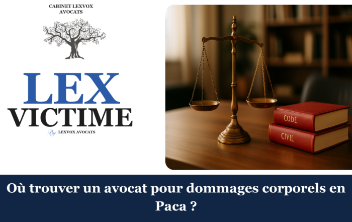 Où trouver un avocat pour dommages corporels en Paca ?