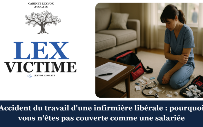 Accident du travail d'une infirmière libérale : pourquoi vous n'êtes pas couverte comme une salariée