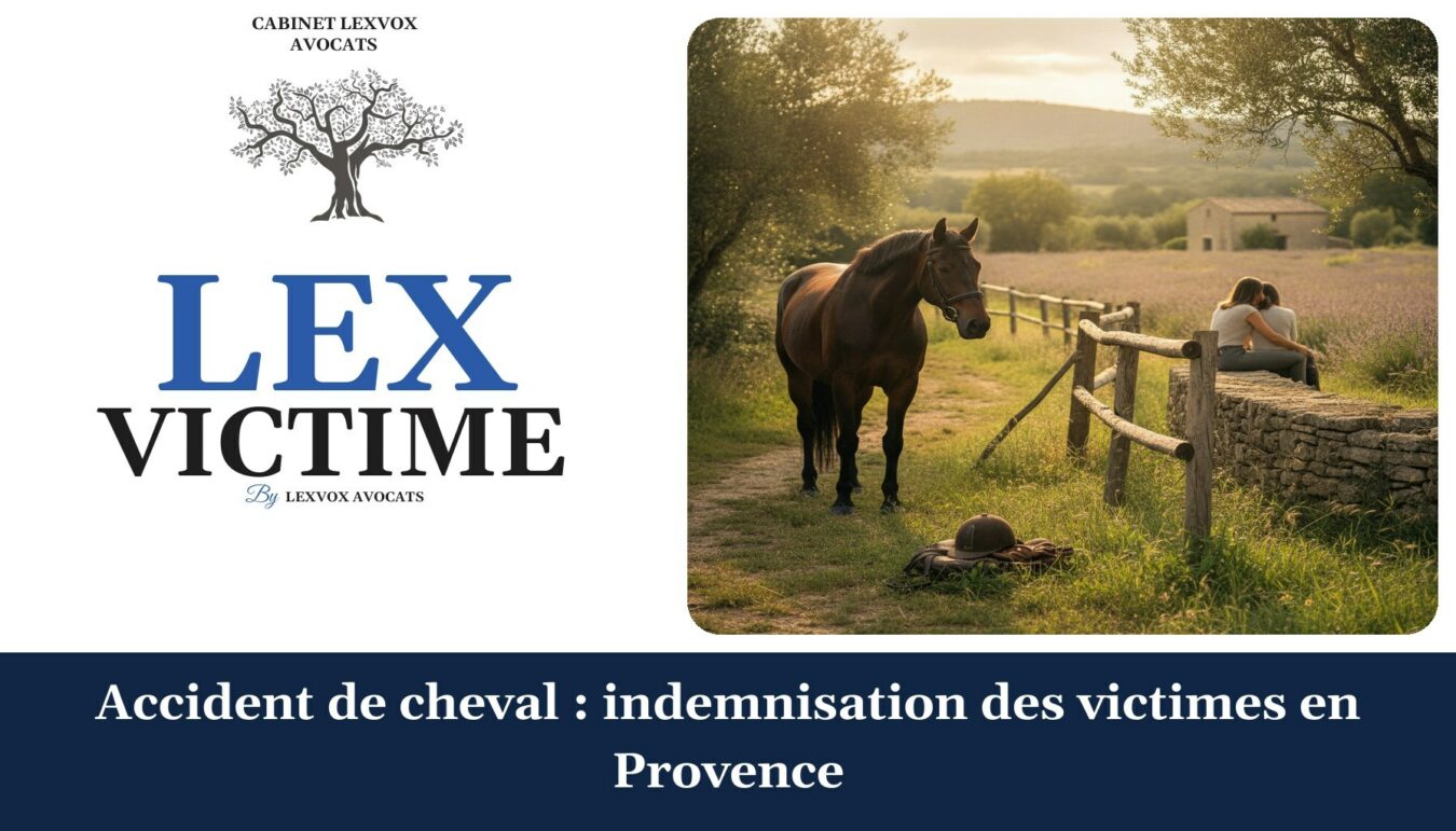 Accident de cheval : indemnisation des victimes en Provence — cabinet LEXVOX Avocats, Salon-de-Provence