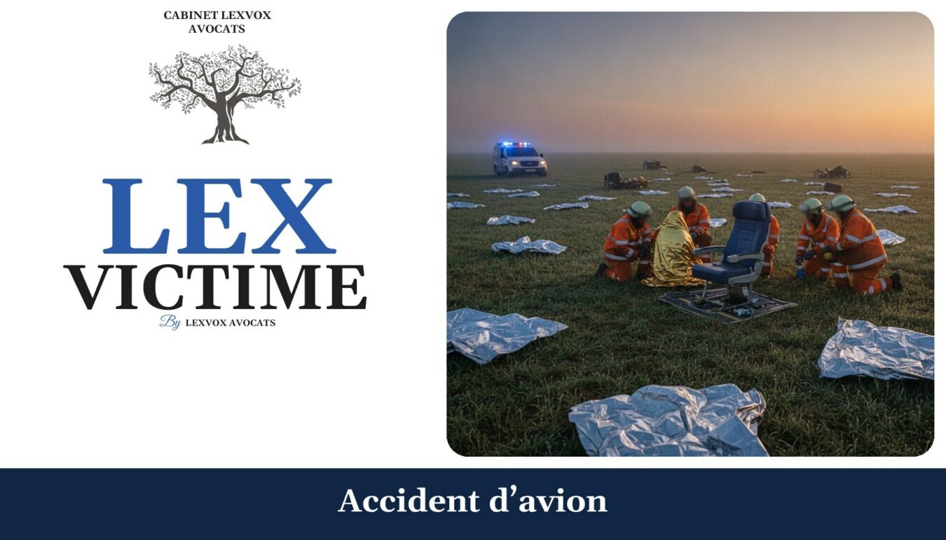 Accident d’avion — cabinet LEXVOX Avocats, Marignane