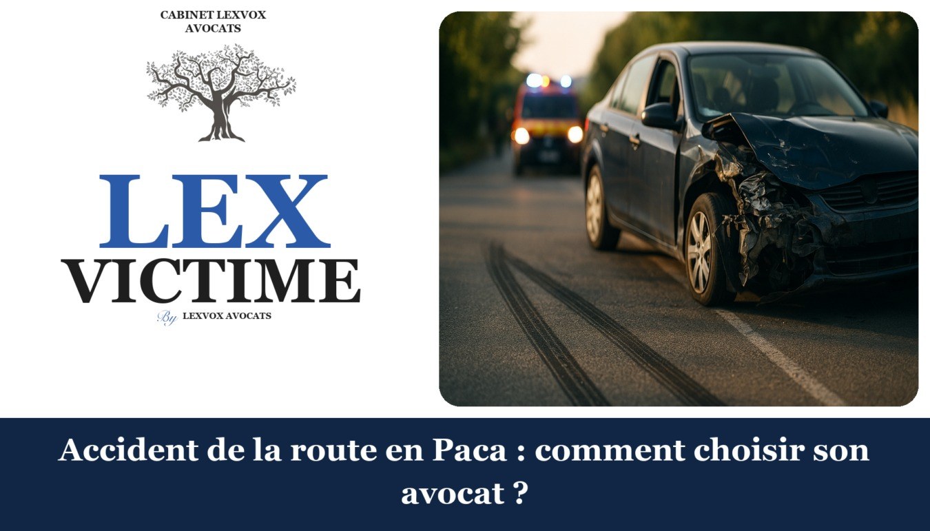 Accident de la route en Paca : comment choisir son avocat ? — cabinet LEXVOX Avocats, Aix-en-Provence