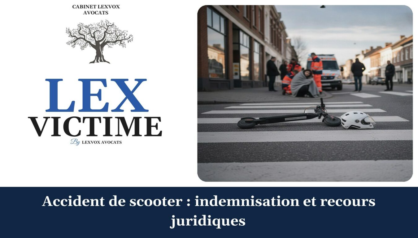 Accident de scooter : indemnisation et recours juridiques — cabinet LEXVOX Avocats, Aix-en-Provence