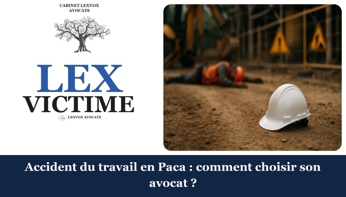 Accident du travail en Paca : comment choisir son avocat ? — cabinet LEXVOX Avocats, Aix-en-Provence