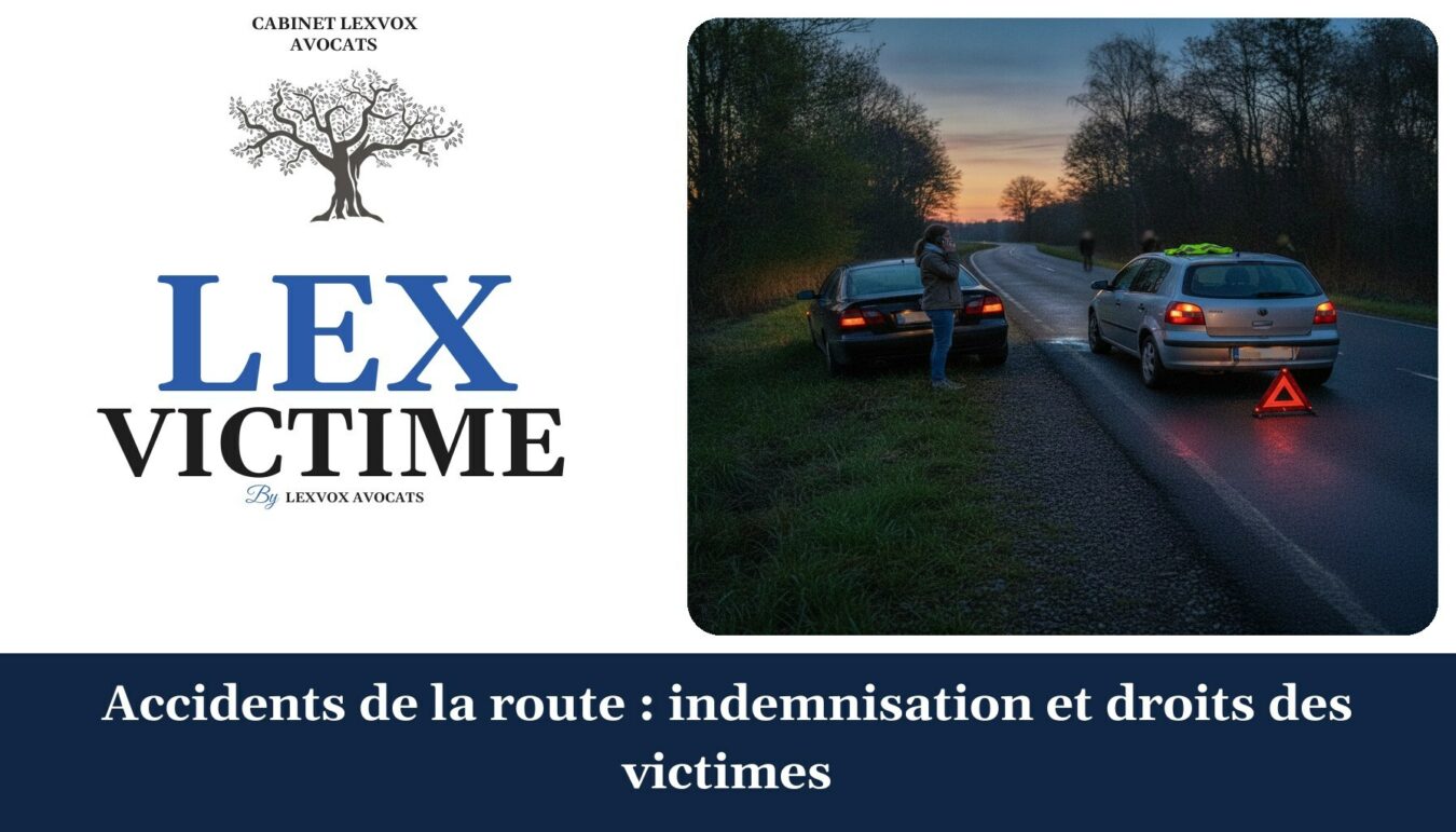 Accidents de la route : indemnisation et droits des victimes — cabinet LEXVOX Avocats, Nîmes
