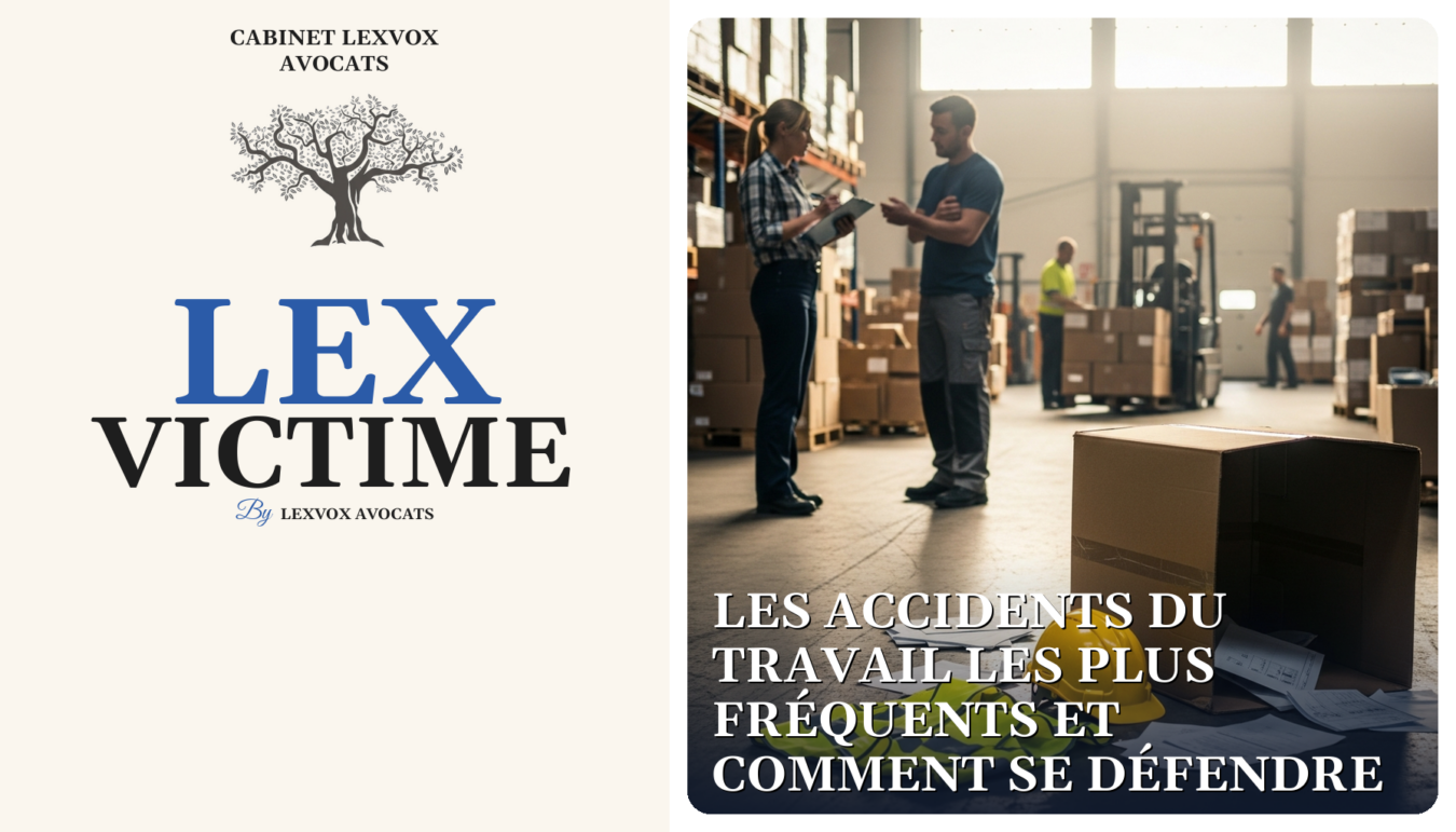 Les accidents du travail les plus fréquents et comment se défendre