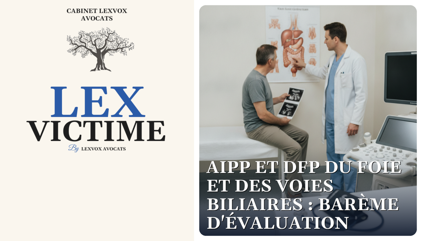 AIPP et DFP du foie et des voies biliaires : barème d'évaluation